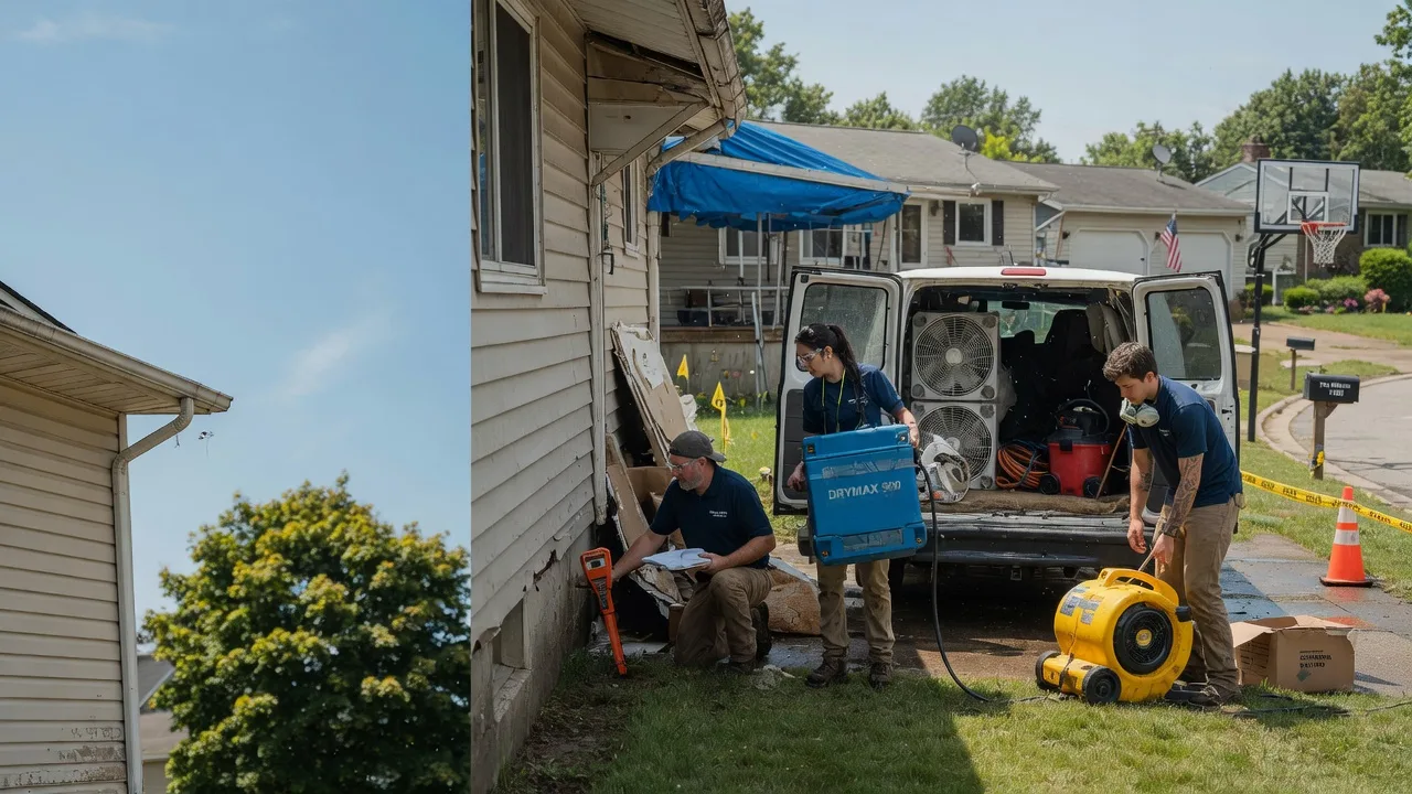 Ceiling Leak Cleanup in Waynesville, OH near me