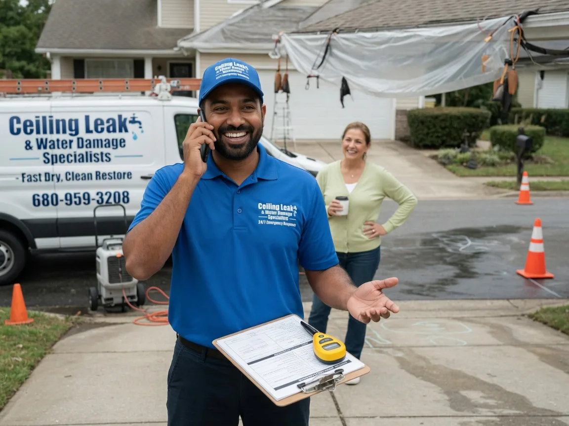 Ceiling Leak Cleanup Waynesville, OH FAQs
